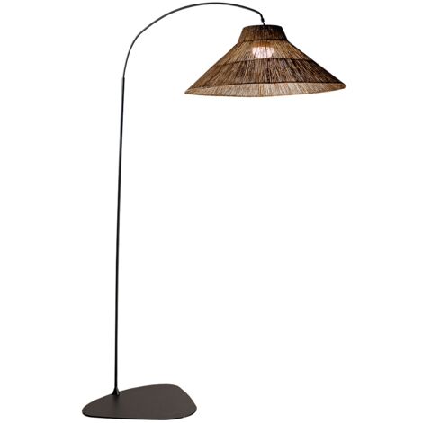 NIZA 230 cm de altura. Lámpara de pie sin cable para interior y exterior. Luz LED recargable por USB. Fabricada en España