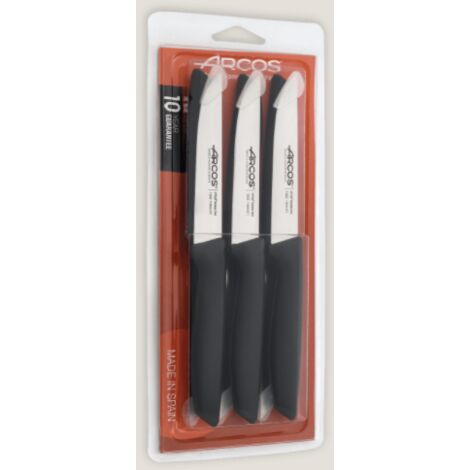 NIZA KNIFE SET - Set de 6 pièces - Couteau à légumes (110 mm), parfait pour nettoyer, éplucher et couper les petits fruits et légumes.