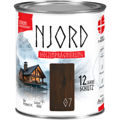 NJORD Extreme Holzimpragnierung (07) Polare Lärche - 0,75L