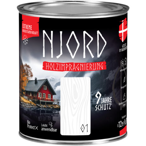 NJORD Holzimpragnierung (01) Nordschnee - 0,75L