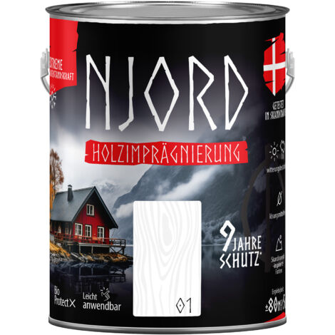 NJORD Holzimpragnierung (01) Nordschnee - 5L