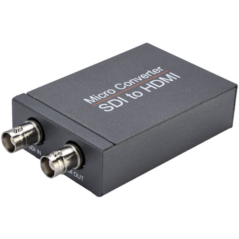 

NK-M008 Convertidor Micro SDI SDI a HDMI / SDI a SDI Salida de 2 rutas Convertidor alimentado por USB Mini HD 1080P, Gris