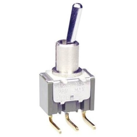NKK Switches M2013SS2G30 M2013SS2G30 Interruttore a levetta 28 V DC/AC 0.1 A 1 x On/Off/On Permanente / 0 / Permanente