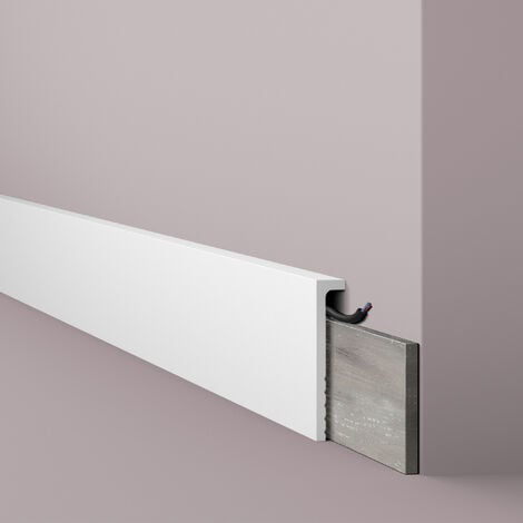 NMC Abdeckleiste CF2S WALLSTYL 22 x 110 x 2000 mm Polystyrol Fliesenabdeckleiste Weiß