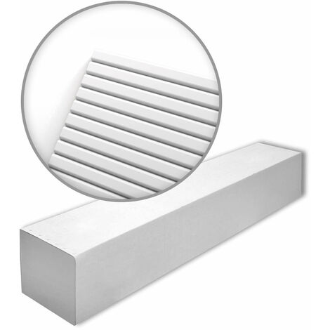 NMC CANELÉ L-box ARSTYL Noel Marquet 1 caja 6 piezas 3d revestimiento mural diseño moderno blanco  12 m