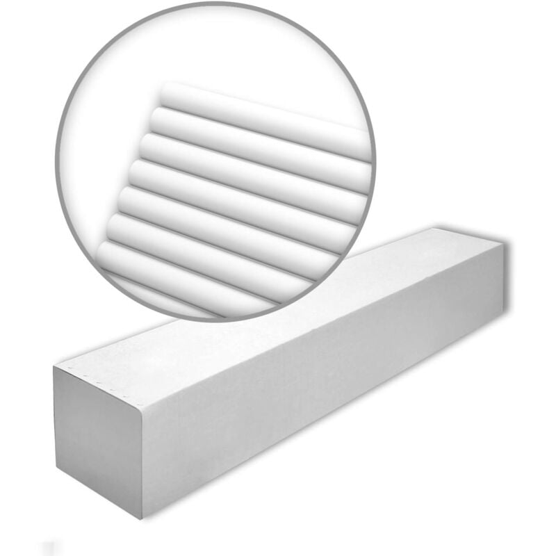 Canelé XL-box arstyl Noel Marquet 1 carton 3 pièces 3d panneau mural Lambris mural design moderne 6 m - NMC