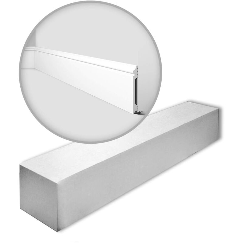 NMC FL14-box WALLSTYL Noel Marquet 1 carton 10 pièces Plinthe Planchette design intemporel classique 20 m