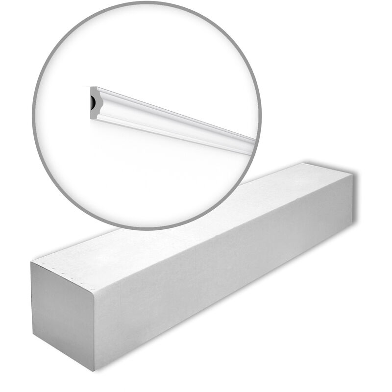 NMC - I-box nomastyl Noel Marquet 1 Box 98 pieces Cornice moulding timeless classic design white 196 m - white