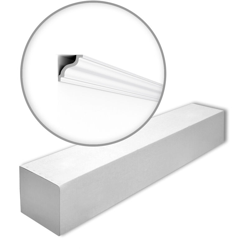 NMC - K-box nomastyl Noel Marquet 1 Box 80 pieces Cornice moulding timeless classic design white 160 m - white