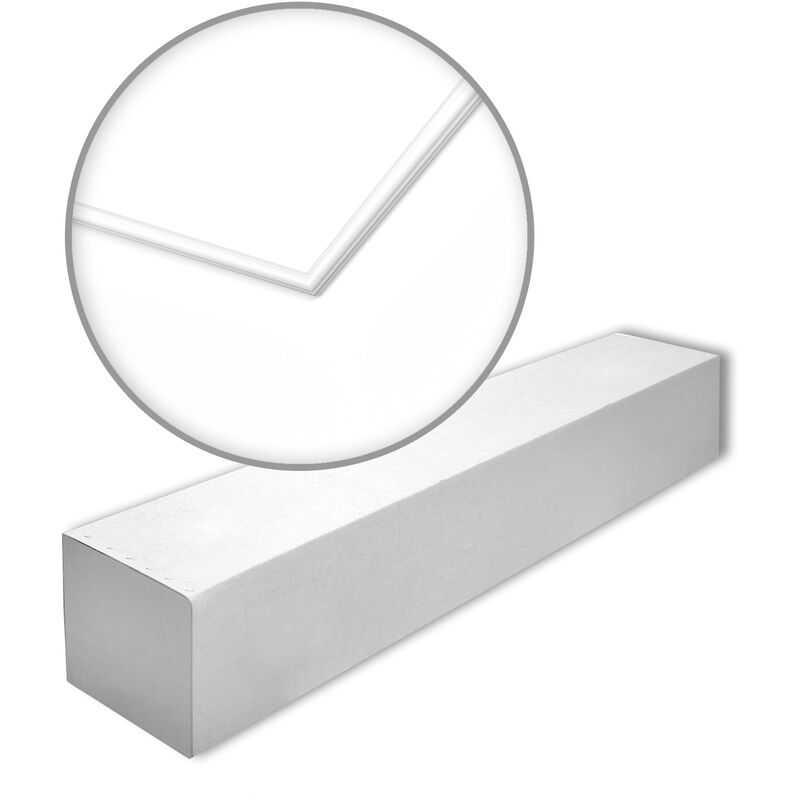 NMC - O-box nomastyl Noel Marquet 1 Box 65 pieces Cornice moulding contemporary design white 130 m - white