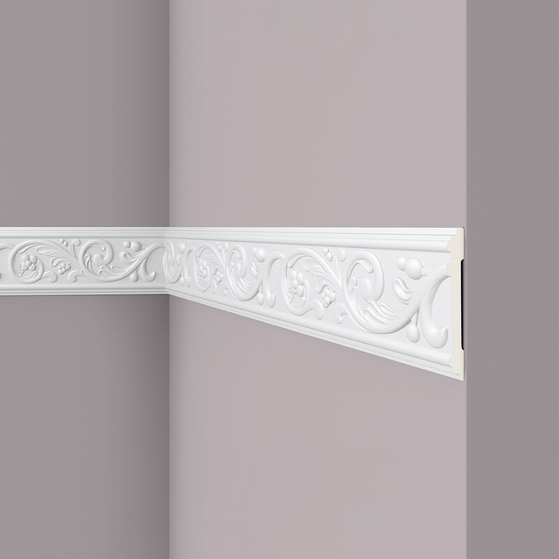 NMC - Panel moulding Z12 arstyl Noel Marquet Decorative moulding Moulding for decoration contemporary design white 2 m