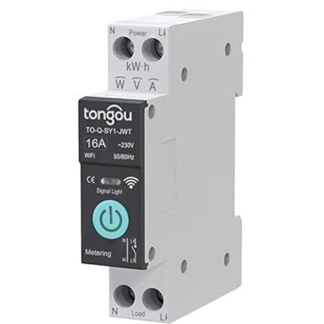 NNOVAT 1P 6A 10A 16A 20A 25A 32A 40A 50A 63A TUYA Zigbee Smart Circuit Switch Smart Home Wireless Remote Control WiFi With/No Metering (16A with metering)