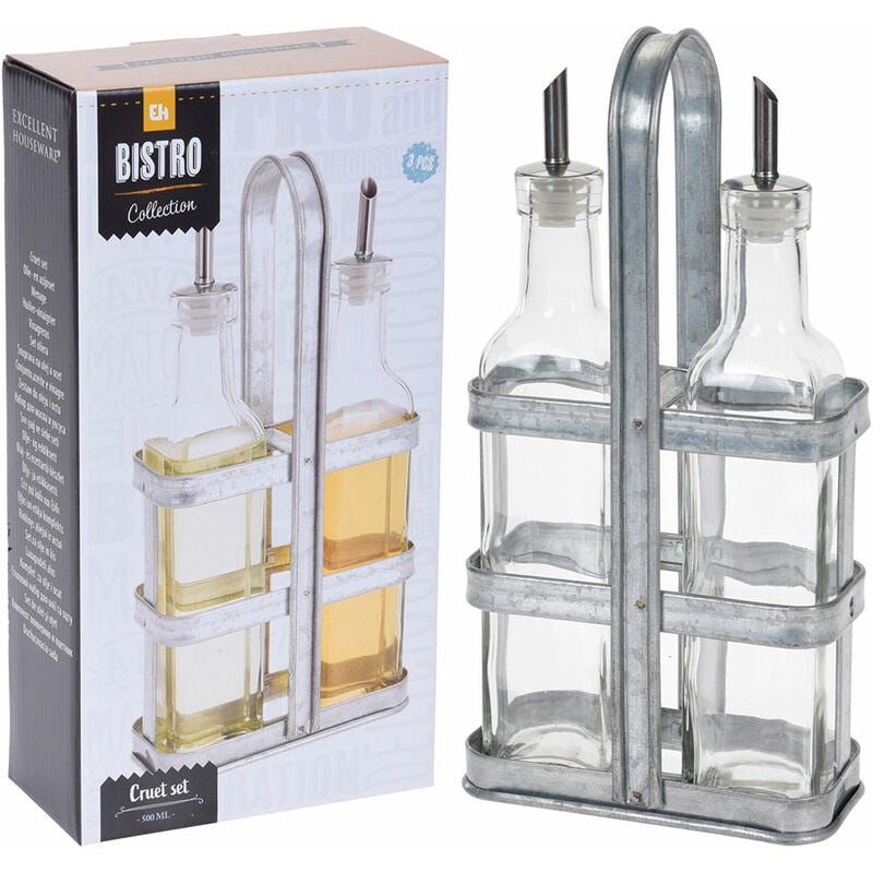 

EDM - EXCELLENT HOUSEWARE Set aceitera y vinagrera 50cl