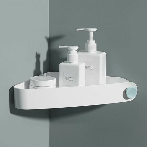 No Drill Shower Shelf, Bathroom Storage and Organization, Shower Soap Dish, Bathroom Shelf, White