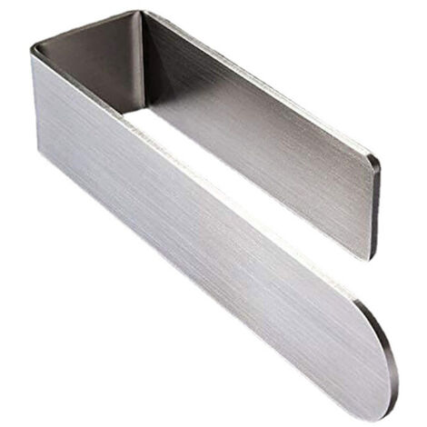 No Drilling Towel Rack Bathroom Towel Ring Towel Rack Brushed Stainless Steel Self Adhesive 37Cm