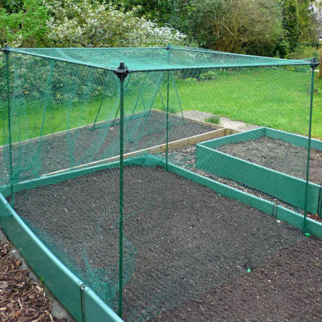 Aluminium Fruit Cages with Butterfly Net - 1.875m H