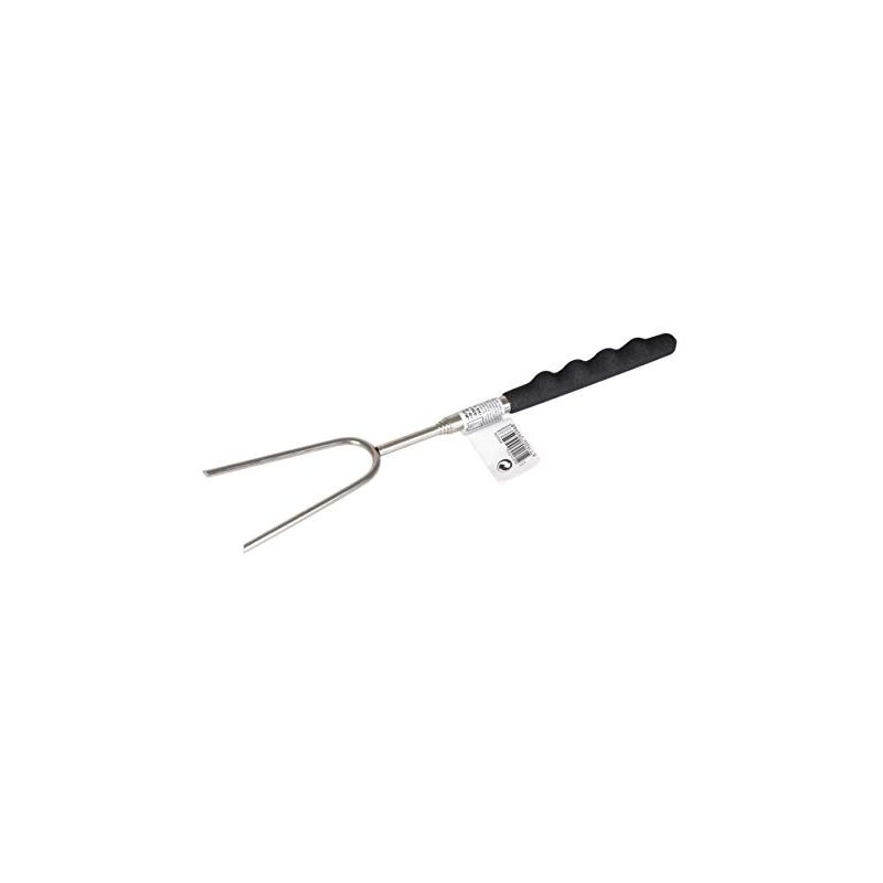 TÉLÉSCOPIQUE FOURCHETTE BARBECUE, SILVER BACBECUE FORK - No Label