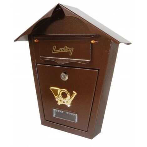 no-name modèle SD1 boîte aux lettres brun durable