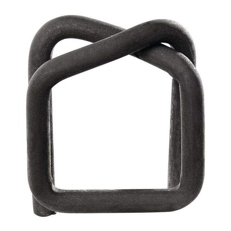 No-Name-Produkt Agrafe l. 16 mm acier pour bandes de cerclage PES phosphaté