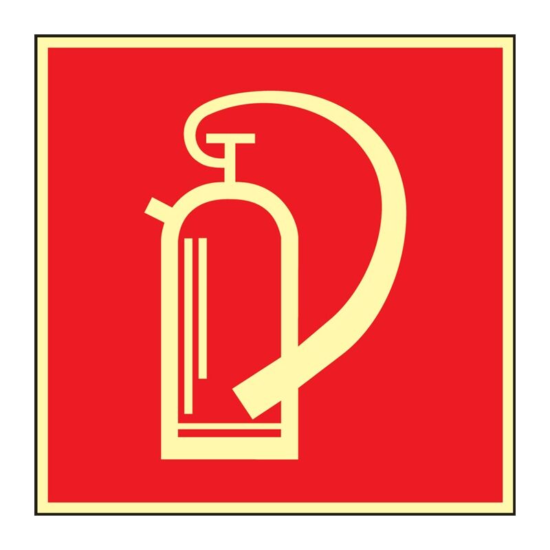 Brandschutzzeichen BGV A8 L200xB200mm Feuerlöscher Ku.