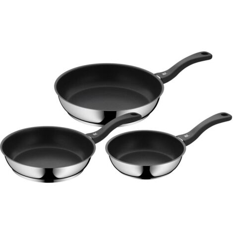 No-name WMF Devil lot de 3 poêles noir inox 20-28 cm