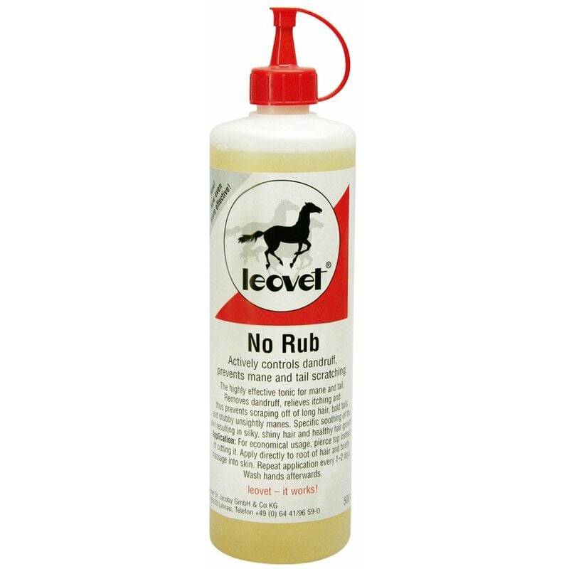 No Rub Leovet crinière lotion contre les pellicules et les démangeaisons pour les queues floconneuses 500 ml