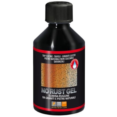 No rust gel faren 250ml elimina ruggine granito e pietre naturali