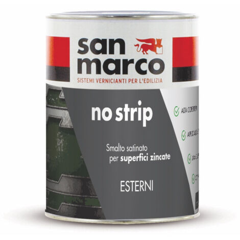 No-strip smalto per superfici zincate ardesia lt 0,75