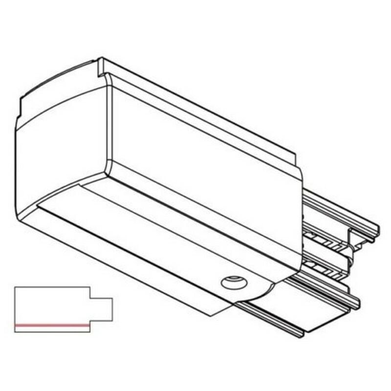 

Noa aluminio XTS 11-2TI - Jefe de Alimentos para el carril luminaria - NEGRO - Targetti