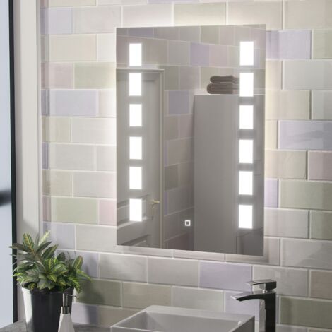 Noah Illuminated Large LED Mirror with Anti Fog and Touch Switch