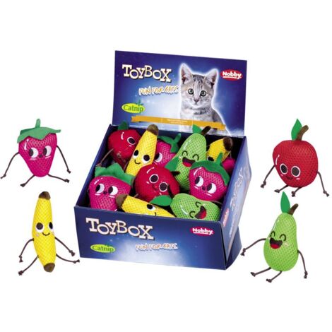 Nobby Crazy Fruits mit Catnip 6-10,5 cm Katzenspielzeug
