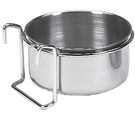 Nobby Edelstahlnapf mit Befestigung 250 ml Ø 10 cm