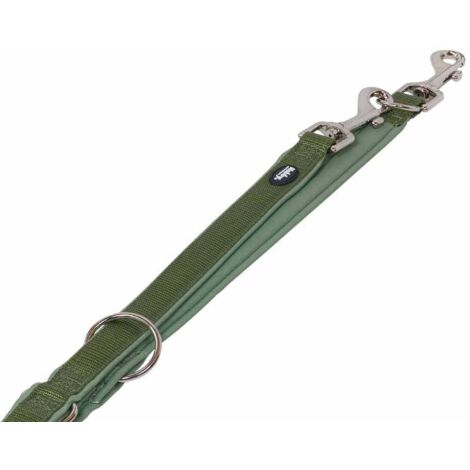 Nobby Hundeleine Führleine Classic Preno 2 m x 1,5 - 2 cm waldgrün