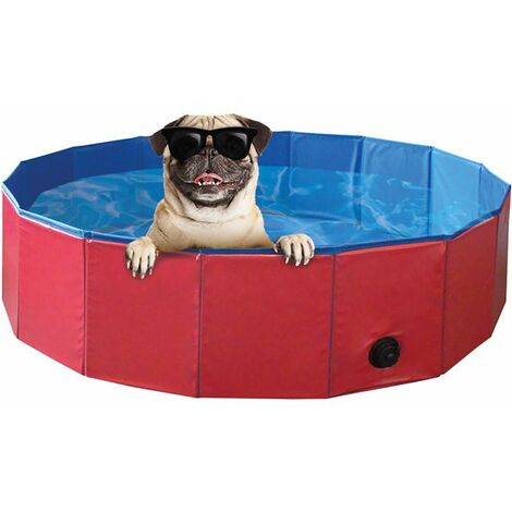 Nobby Hundepool rot Ø 120 x 30 cm Spielzeug