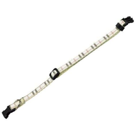Nobby Katzenhalsband Tartan beige Leinen & Halsbänder
