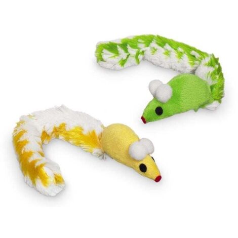 Nobby Katzenspielzeug Maus mit Plüchschwanz 23 cm Spielzeug