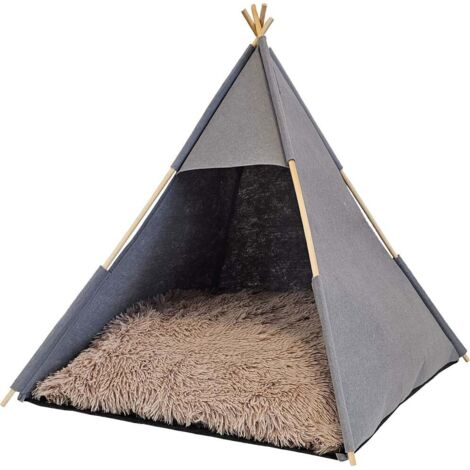 Nobby Katzenzelt Tenda 70 x 70 cm grau Bett