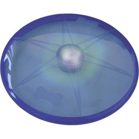 Nobby LED-Disc FLASH blau Ø 15 cm Kauspielzeug