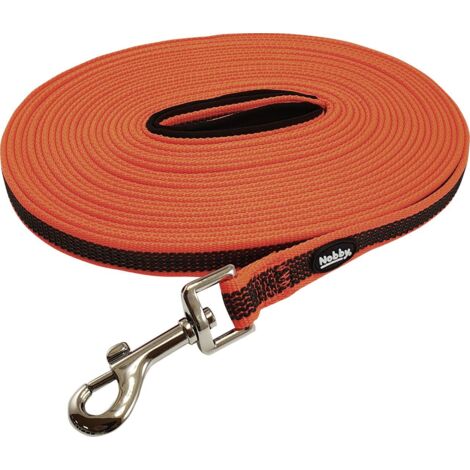 Nobby Schleppleine Anti-Slip neon orange L x B 15 m x 17 mm Schlepp-/Fährtenleine
