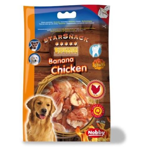 Nobby StarSnack Barbecue Banana Chicken 113 g Soft Snack