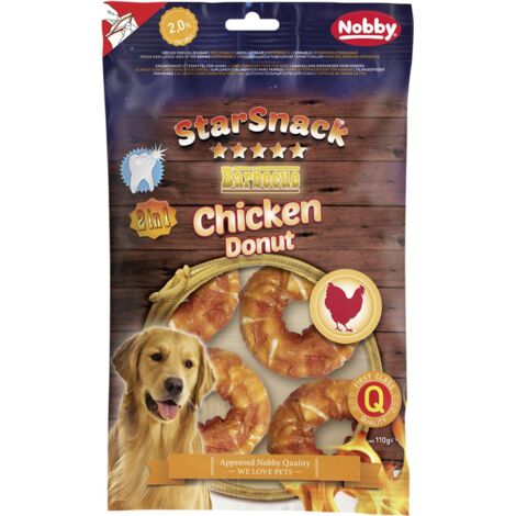 Nobby StarSnack Barbecue Chicken Donut ca. 5,0 cm, 5 St., ca. 110 g Soft Snack