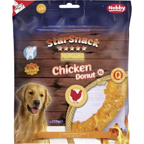 Nobby StarSnack Barbecue Chicken Donut XL ca. 20 cm, 220 g Soft Snack