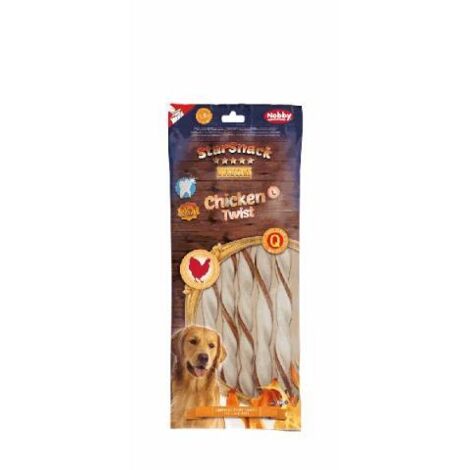 Nobby StarSnack Barbecue Chicken Twist L 150 g, 5 St, 25 cm Katzenleckerlis