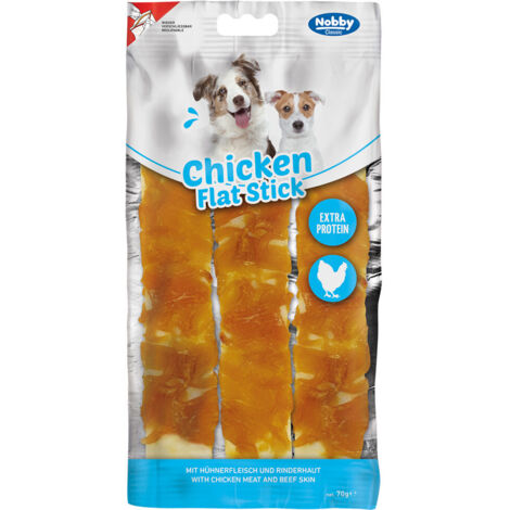 Nobby StarSnack Classic Hundeleckerli Barbecue Chicken Flat Stick 70 g Soft-Snack