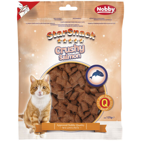 Nobby StarSnack Katzenleckerli Crushy Salmon 125 g Soft-Snack