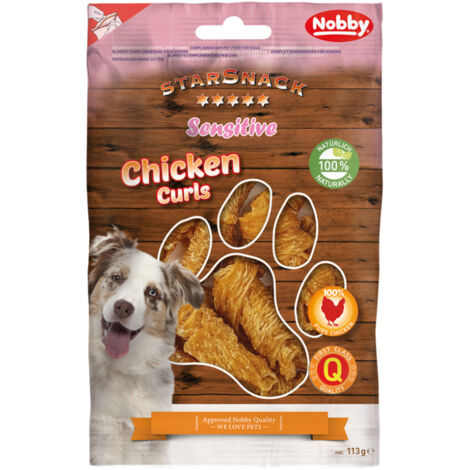 Nobby StarSnack Sensitive Hundeleckerli Chicken Curls 113 g Soft-Snack