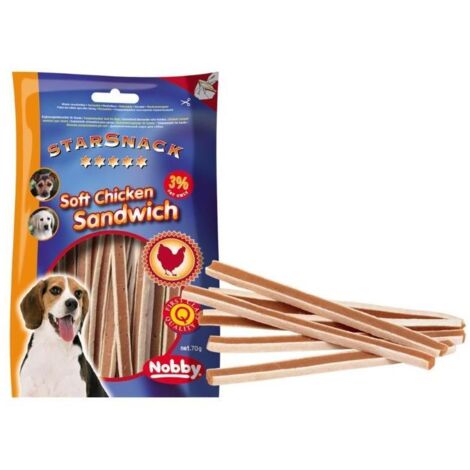 Nobby StarSnack Soft Chicken Sandwich 70 g Snacks