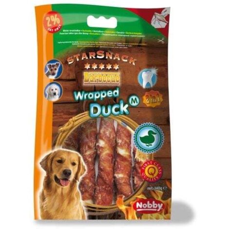 Nobby StarSnack Wrapped Duck 140 g Soft Snack
