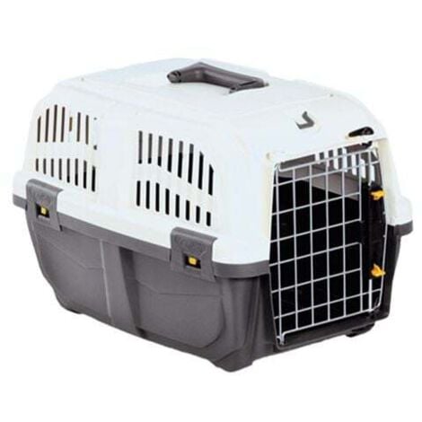 Nobby Transportbox Skudo IATA grau creme Tiertransportbox