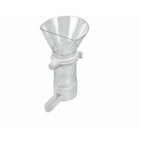 Nobby Trichter Futter Fontaine weiß 190 ml Vogelkäfige & Zubehör